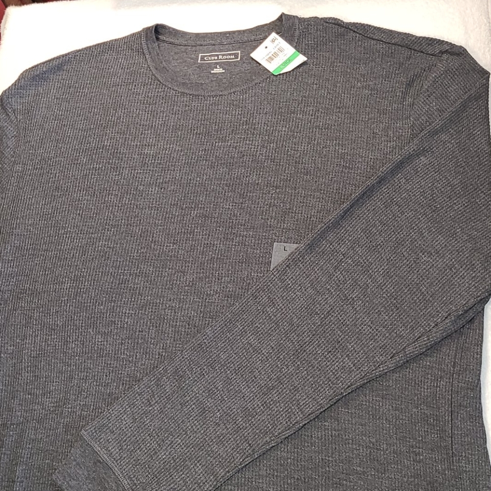 Club Rm thermal crewneck gray shirt - Picture 5 of 16